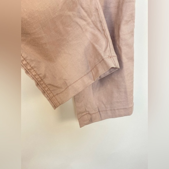 Level 99 Linen Drawstring Pant Pink Petals - Picture 4 of 8